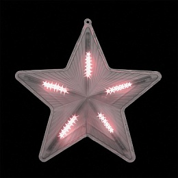 Feron LT030 Световая фигура "звезда", 70 LED красный, 51*5см